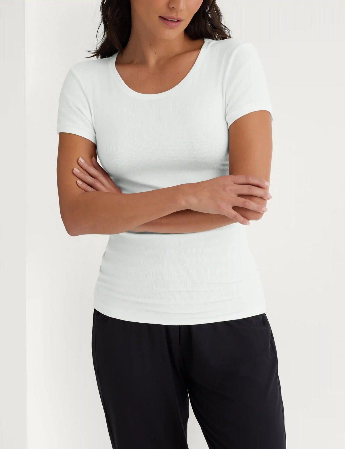 Women's Micro Rib Cap Sleeve Tee (2-Pack)