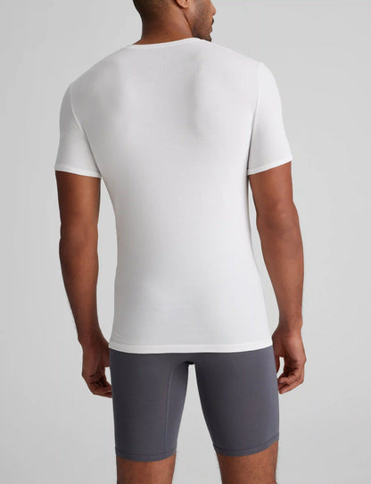 Cool Cotton High V-Neck Stay-Tucked Undershirt