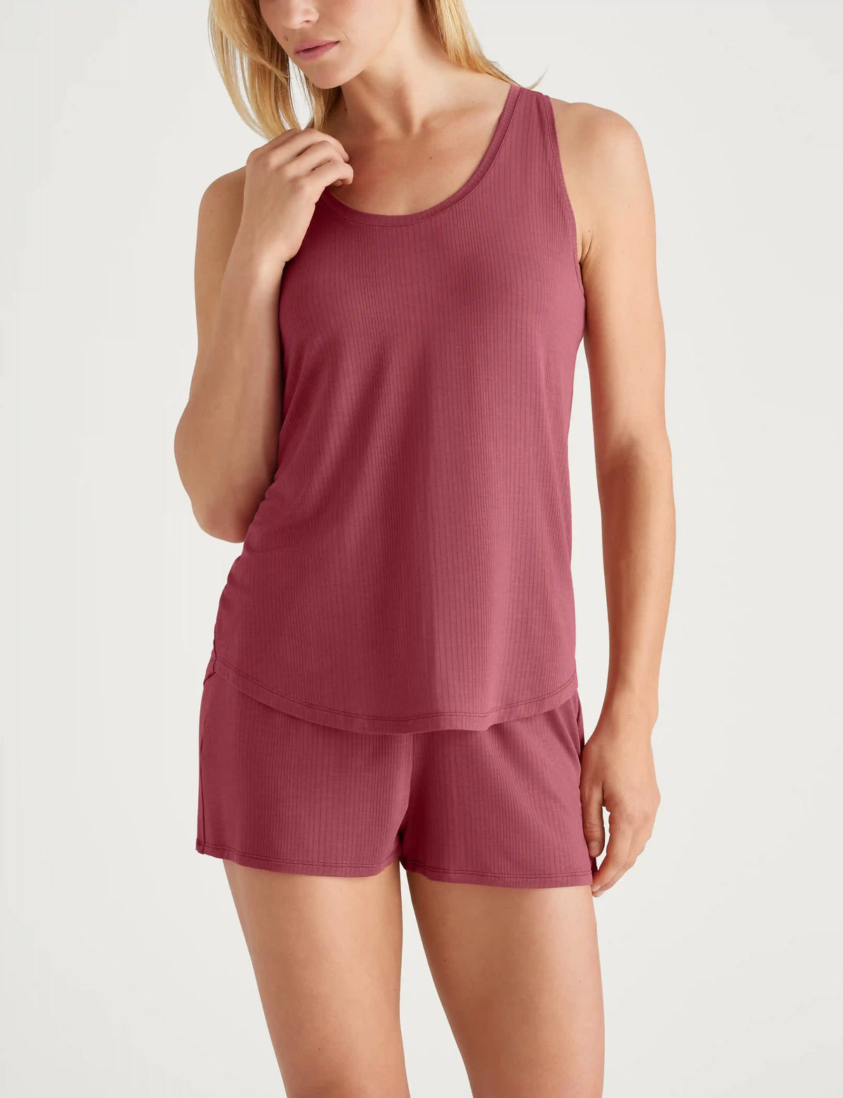 Women's Second Skin Luxe Rib Sleep Tank