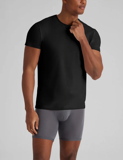Second Skin Crew Neck Modern Fit Undershirt (3-Pack)