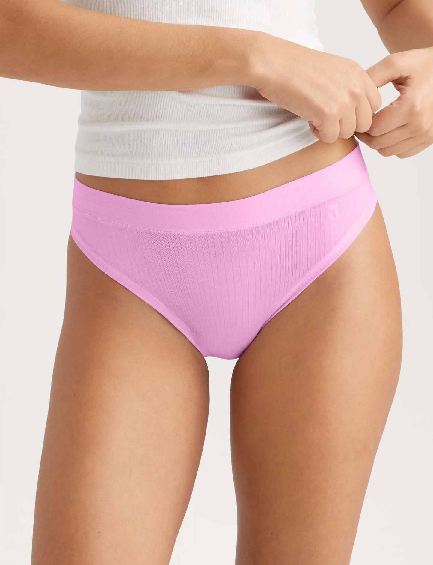 Women's Second Skin Luxe Rib Thong (5-Pack)