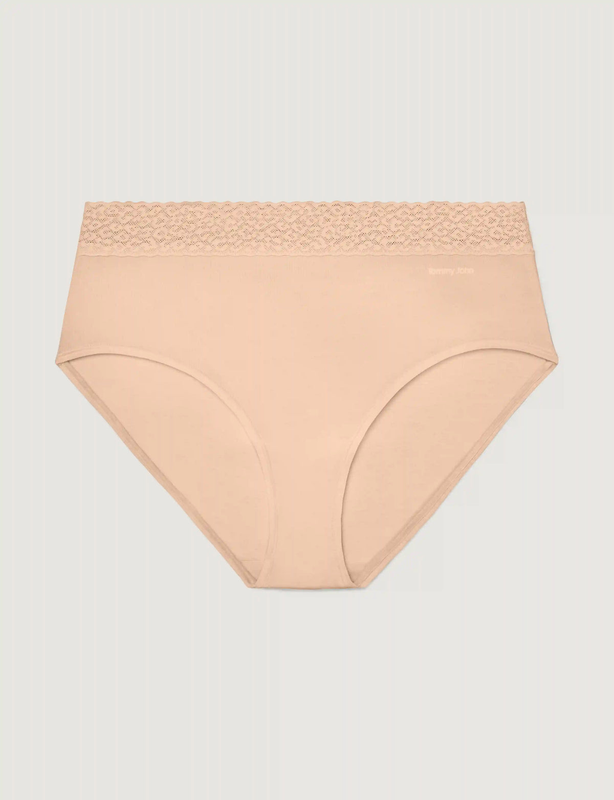Women's Second Skin High Rise Brief, Lace Waist
