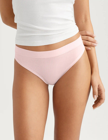 Women's Second Skin Luxe Rib Thong
