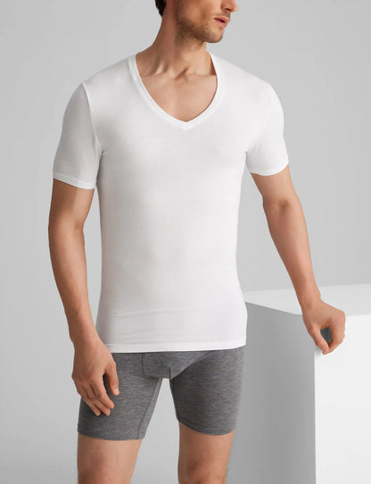 Second Skin Deep V-Neck Stay-Tucked Undershirt (3-Pack)