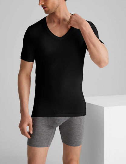 Second Skin Deep V-Neck Stay-Tucked Undershirt (3-Pack)