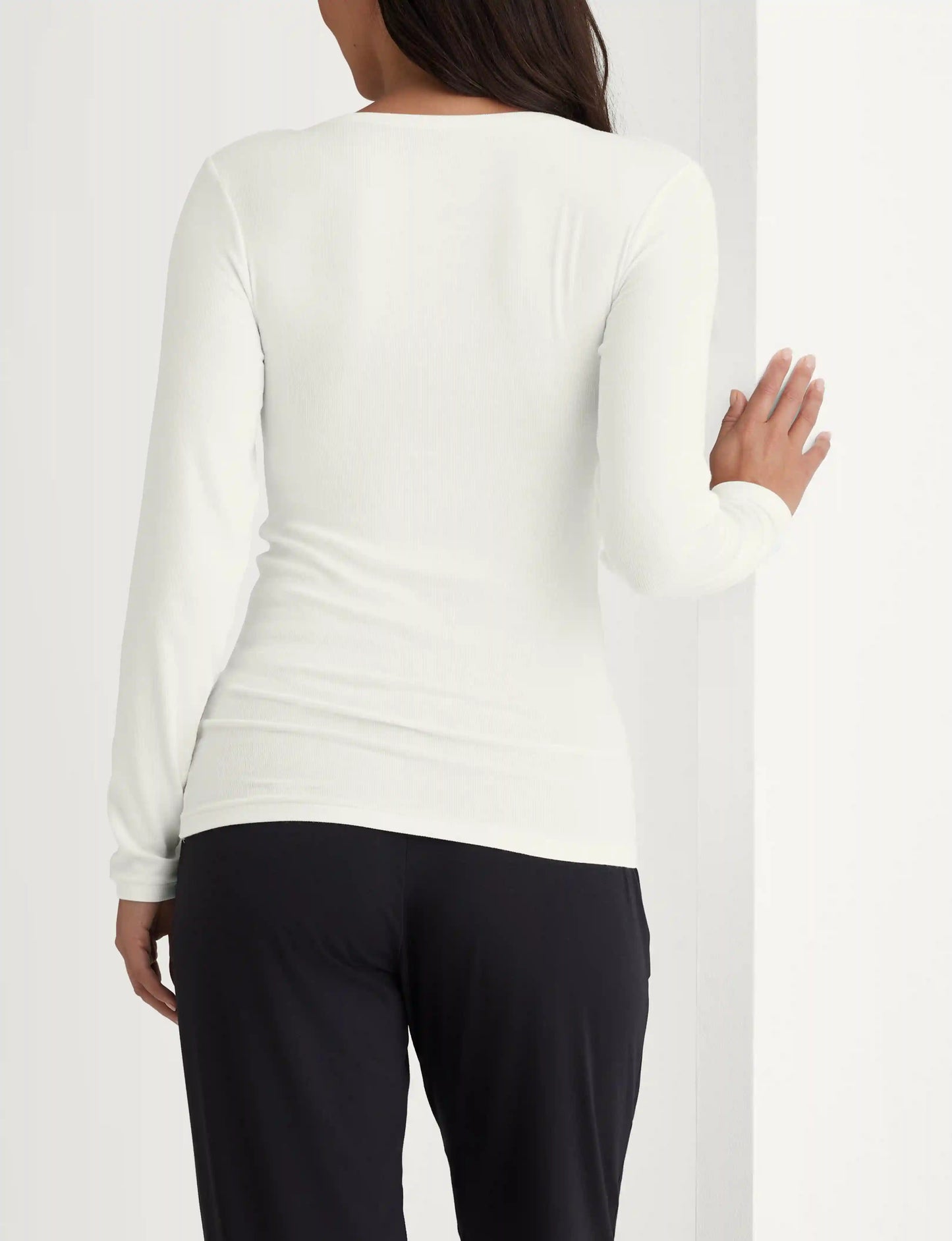 Women's Micro Rib Long Sleeve Tee (2-Pack)
