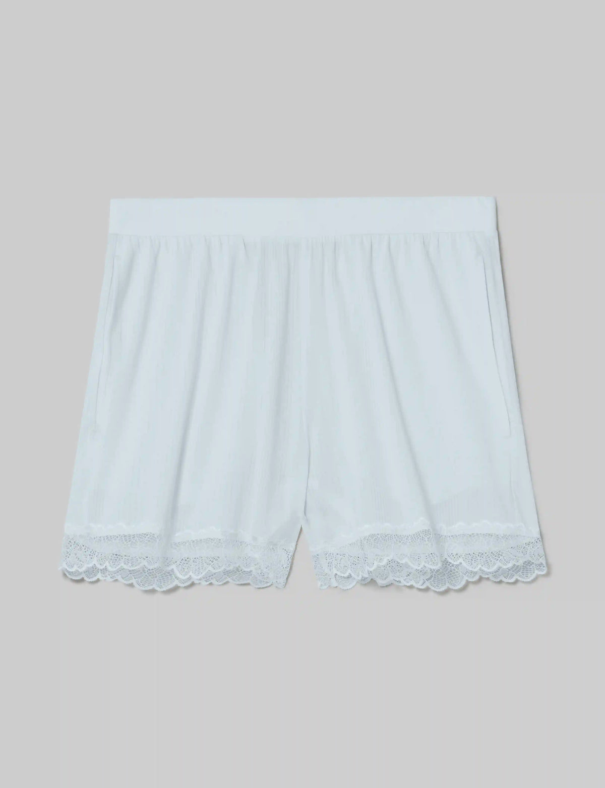 Women's Second Skin Luxe Rib Lace Short