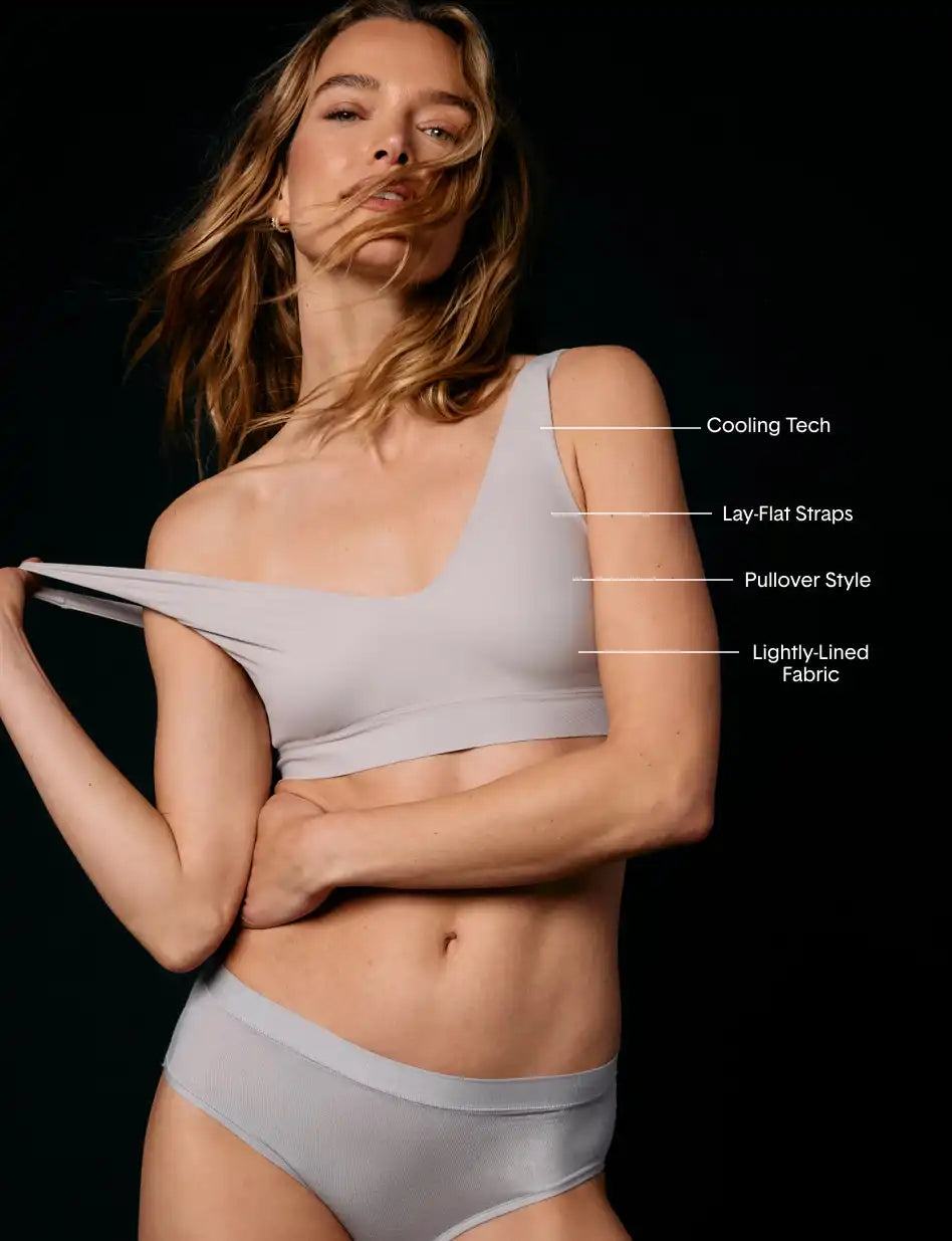 Second Skin Pullover V-Neck Bra
